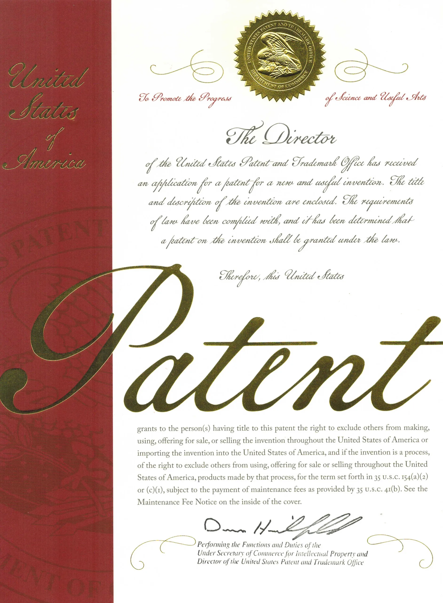 U.S. Patent 1 document preview
